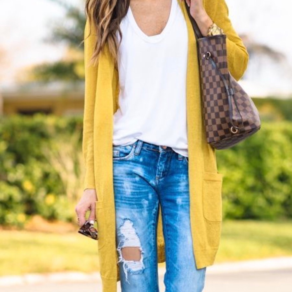 Yellow Cardigan
