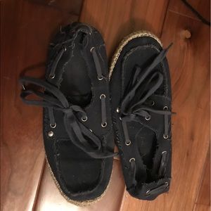 juicy couture navy flats