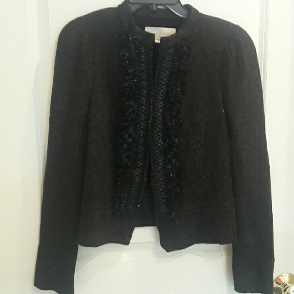 Of Two Minds dark bronze/black blazer sz M - Picture 1 of 6