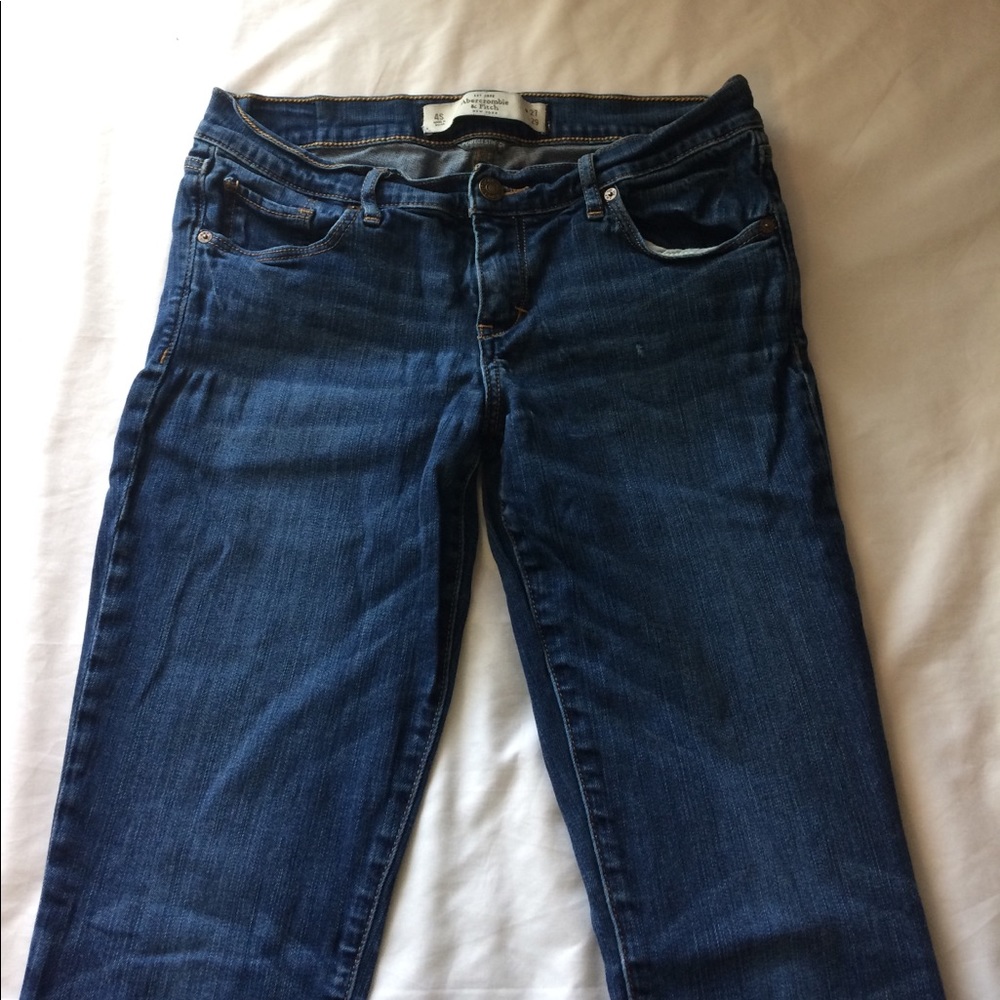 Plain Blue Skinny Jeans
