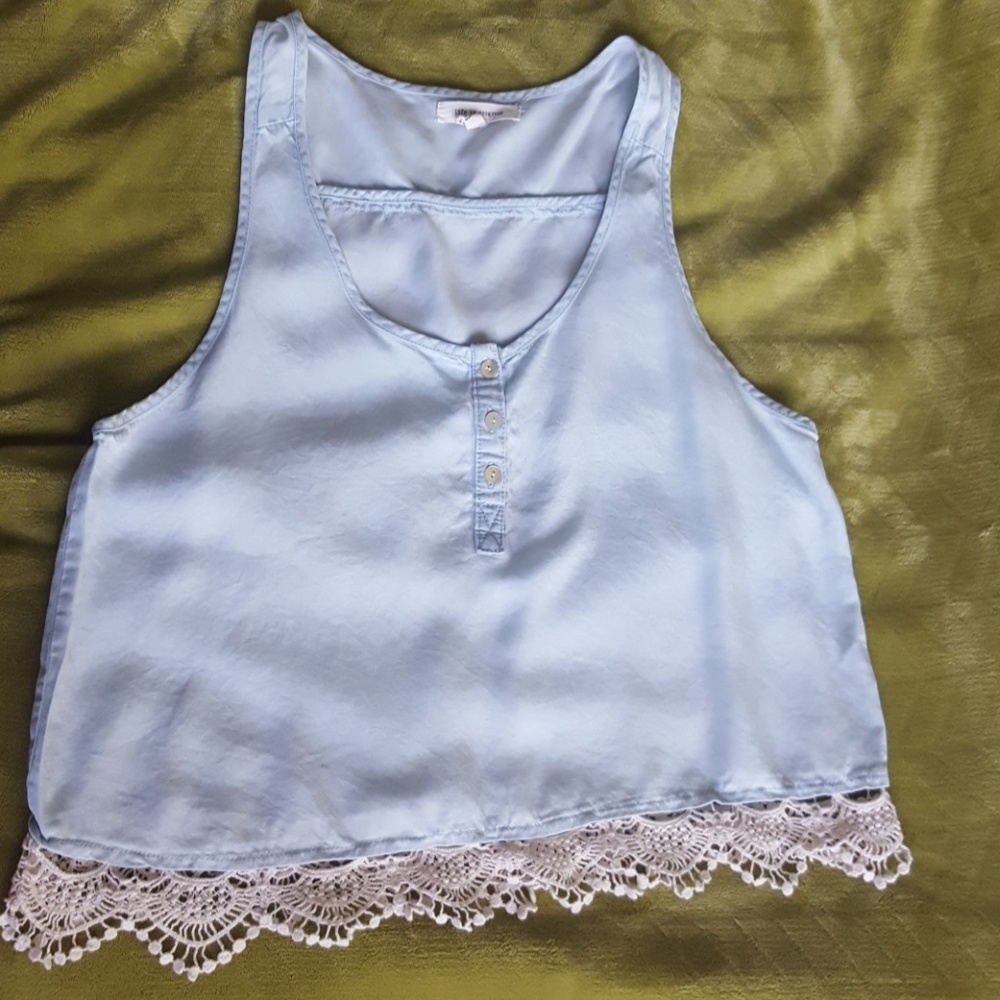 Baby Blue Crop Top