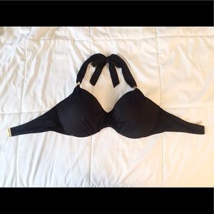 Victoria's Secret black halter bikini top