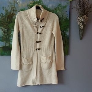 Cream sweater-coat, Mossimo Supply, Size M