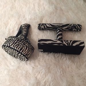 Zebra jewelry holders **BOTH PIECES