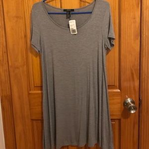 Gray tshirt dress