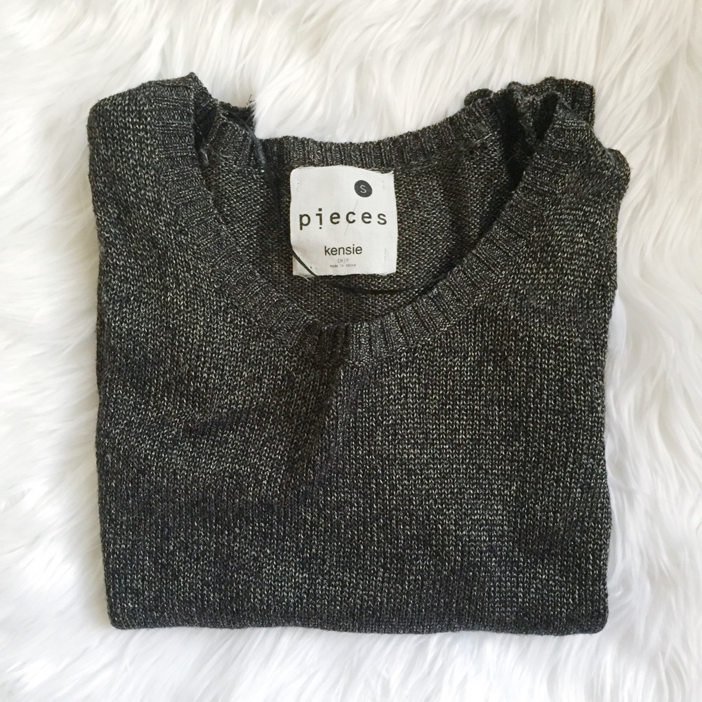 Kensie Metallic Raglan Sweater
