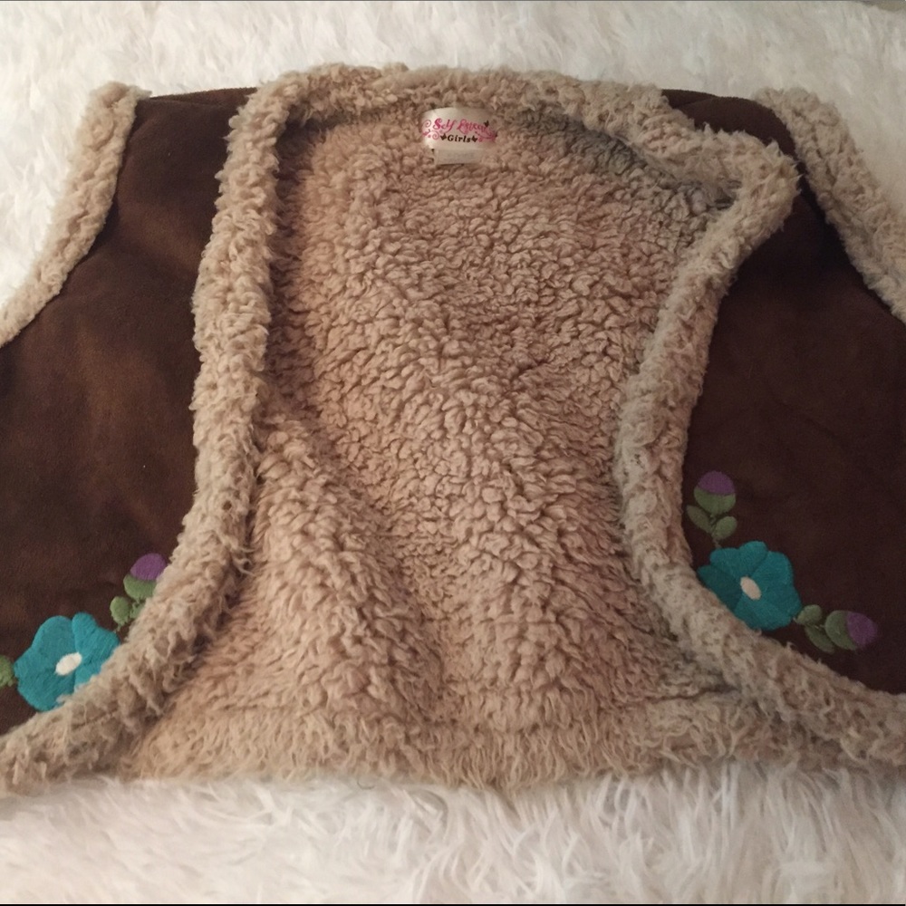KIDS furry vest