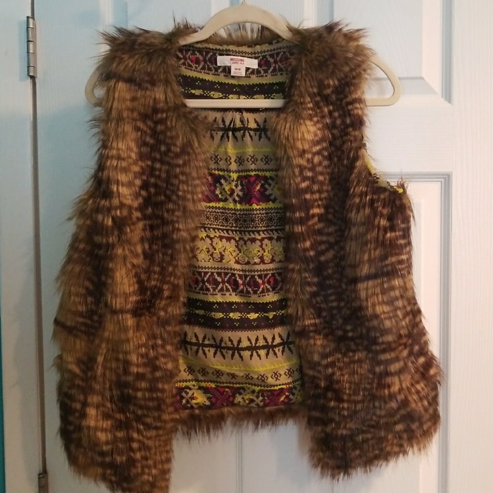 Leopard Faux Vest