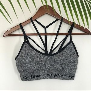 Betsy Johnson strappy xoxo bra