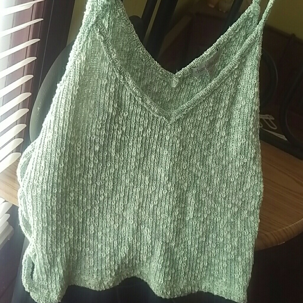 Knit sweater tank