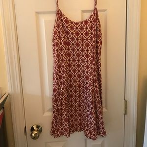 Stretchy checkered pattern summer dress