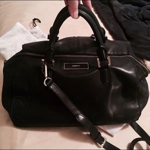 DKNY Black Leather Purse