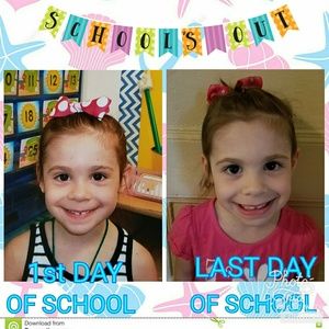 Today is April's last day of Kindergarten!