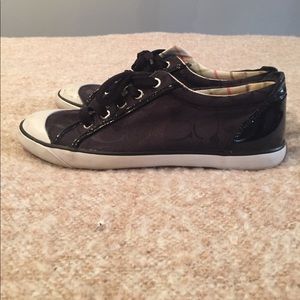 Black coach sneakers