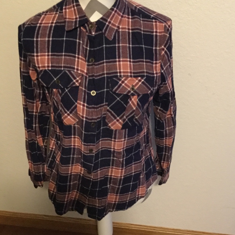 Charlotte Russe flannel shirt size small