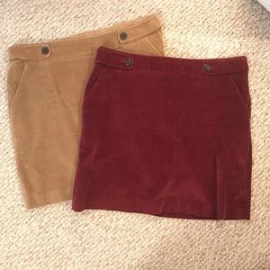 Banana Republic Corduroy Skirts