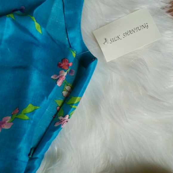 *SALE* NWT Silk shantung blouse 2P - Picture 5 of 5