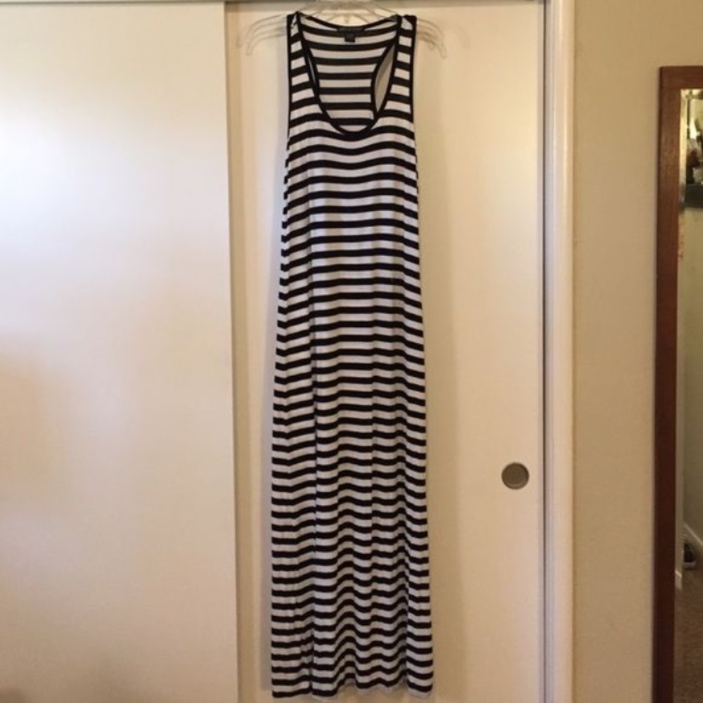 Striped Maxi Dress. Never worn.