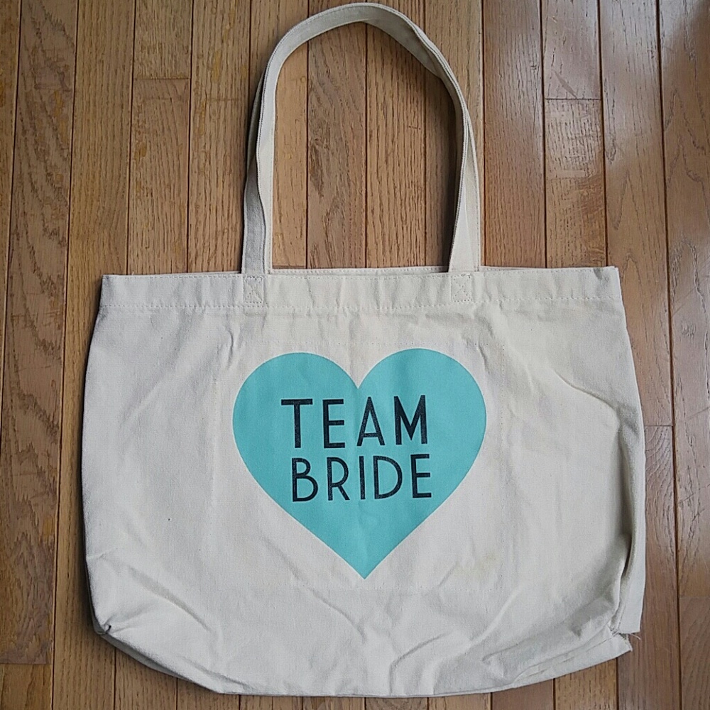 ♦ 3 for $15 "Team Bride" Tote Bag