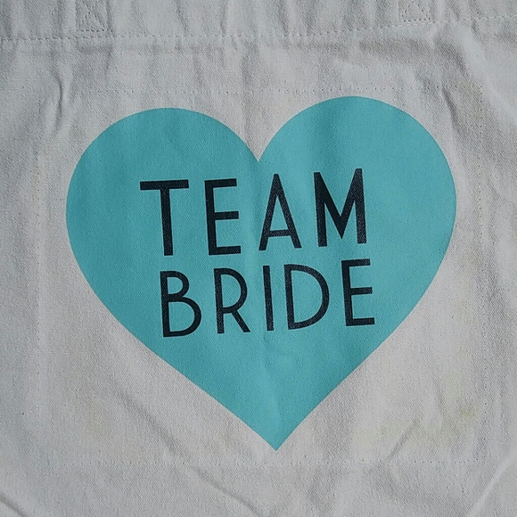 ♦ 3 for $15 "Team Bride" Tote Bag - Picture 2 of 8