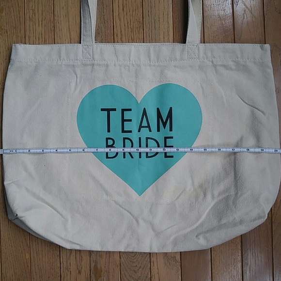 ♦ 3 for $15 "Team Bride" Tote Bag - Picture 3 of 8