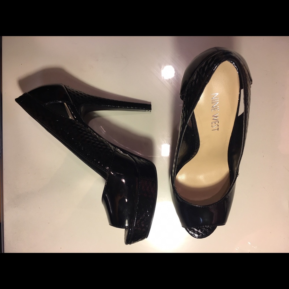 Black Nine West Heels
