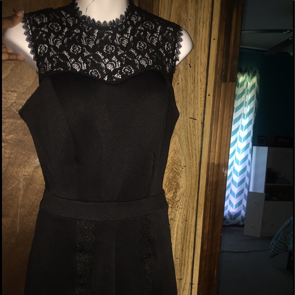 Beautiful, sleek black romper