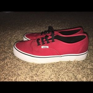 Red Vans