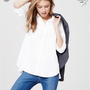 NWTvAnn Taylor softened hi lo button up