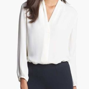 Theory Helona Silk Blouse