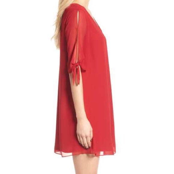 Soprano Jules red spring shift dress - Picture 3 of 4