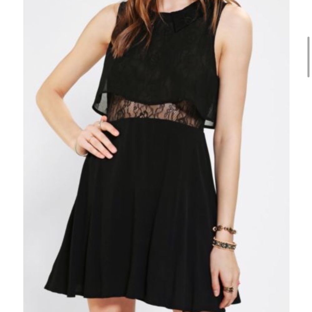 Lace Collar Dress