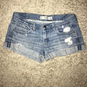 Abercrombie jean shorts