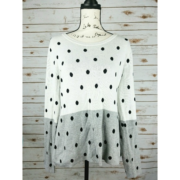 Market & Spruce Sweaters - Stitch Fix Market & Spruce Polka Dot Sweater
