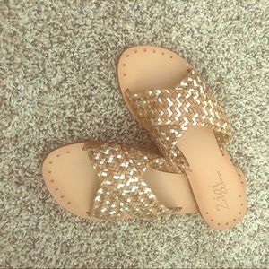 Crisscross artisan sandals