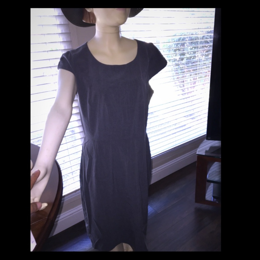 Grey mid length professional Dress