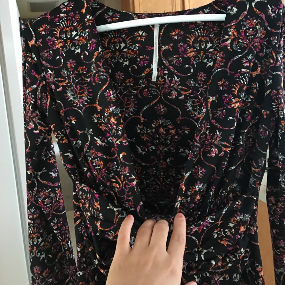 Deep V Neck Free People Dress - Picture 2 of 3