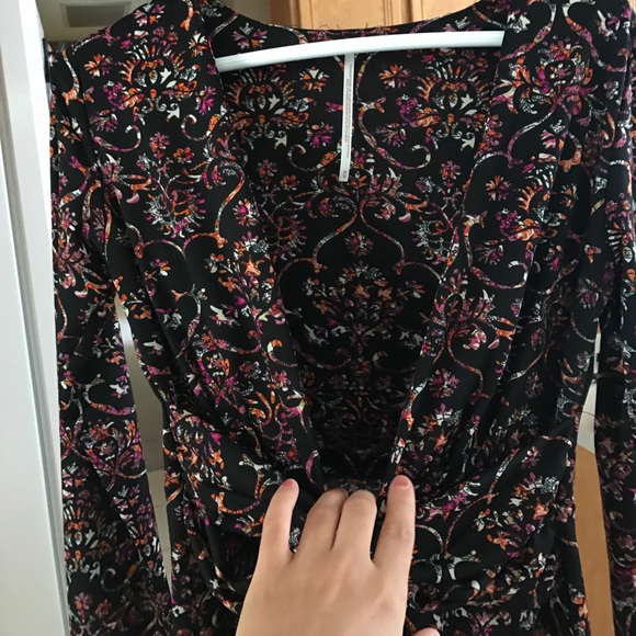 Deep V Neck Free People Dress - Picture 2 of 3