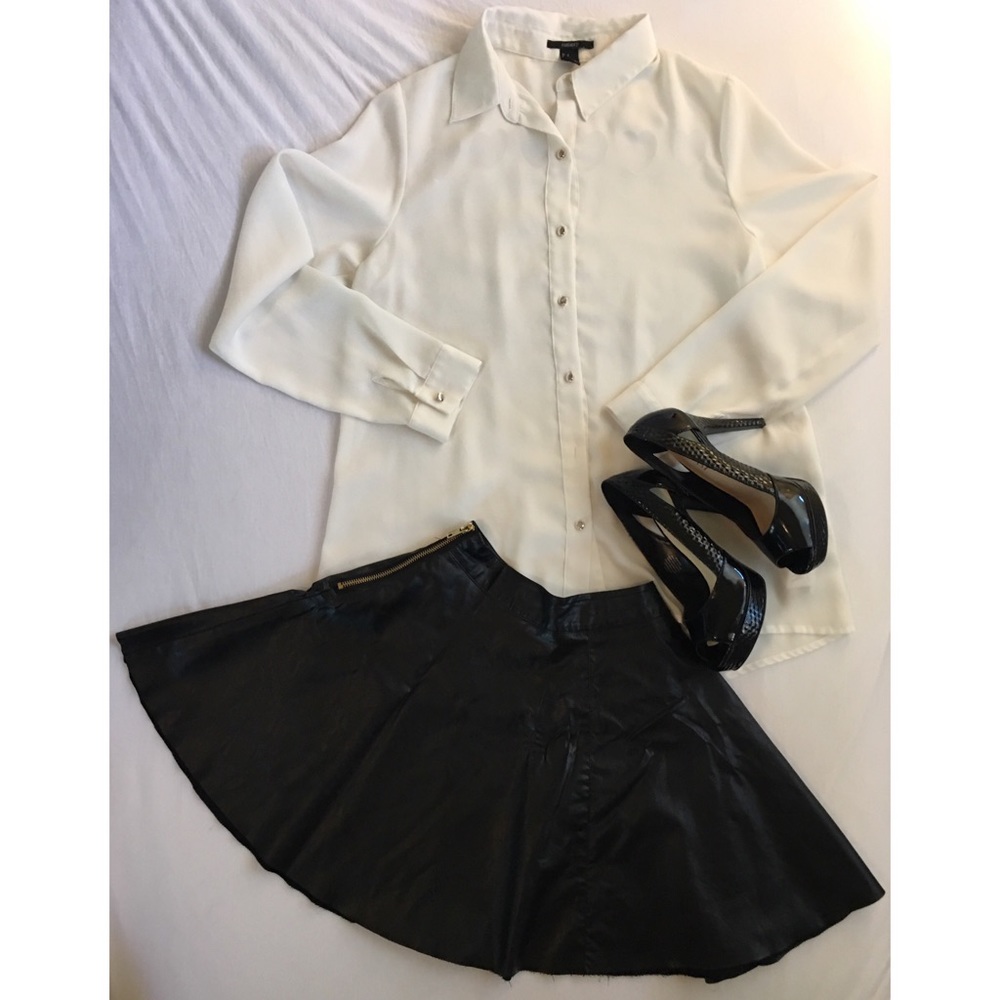 Blouse with Heart Cut Outs