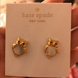 Kate spade owl earrings