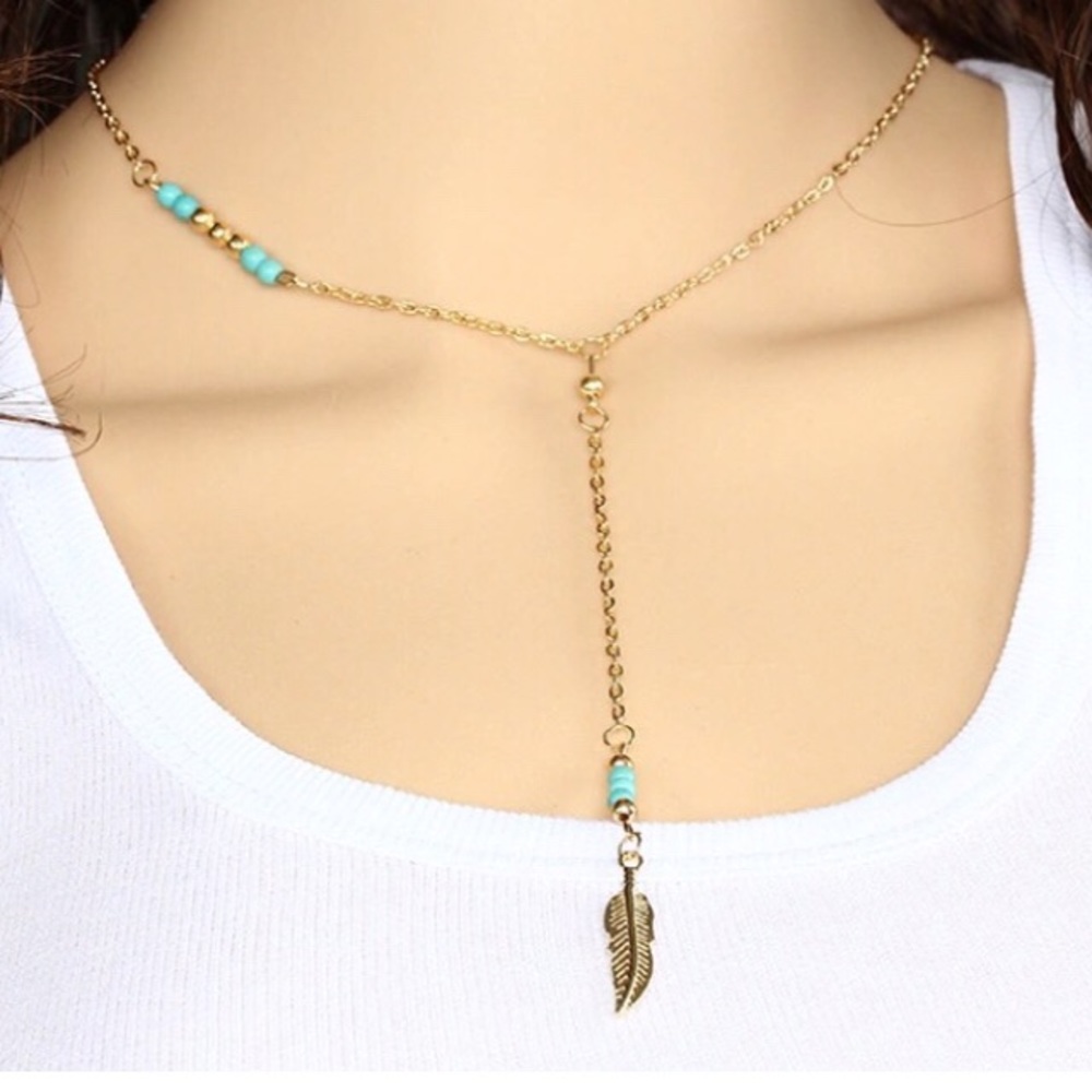 🆕 Bohemian Y Necklace - Picture 3 of 6