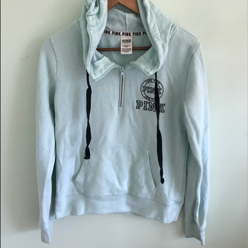 VS Pink quarter zip hoodie!