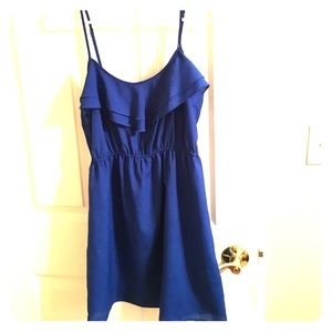 Blue Ruffle Dress