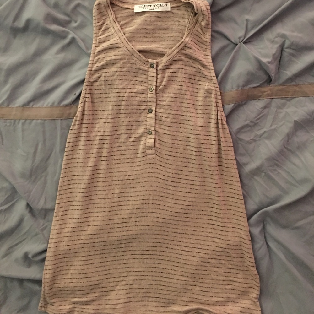 Project social T Henley Tank
