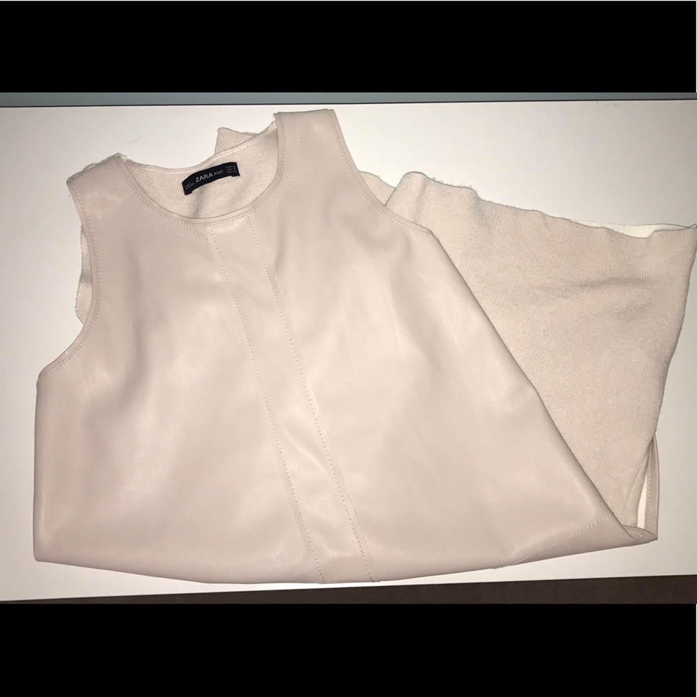 Zara Faux Leather Dress