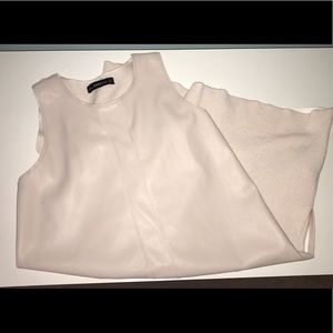 Zara Faux Leather Dress