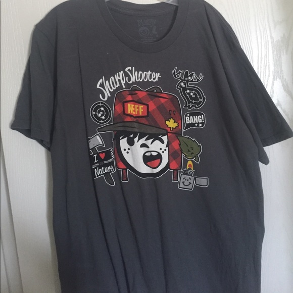 Neff men's sz lg sharp shooter tee - Picture 1 of 2