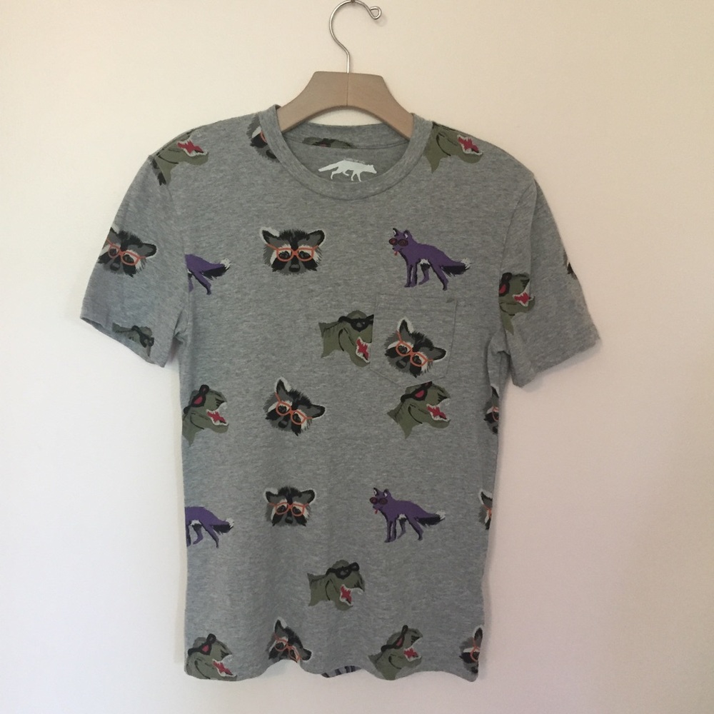 Animal Head Pocket Tshirt