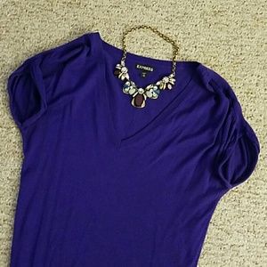 Purple Express sweater