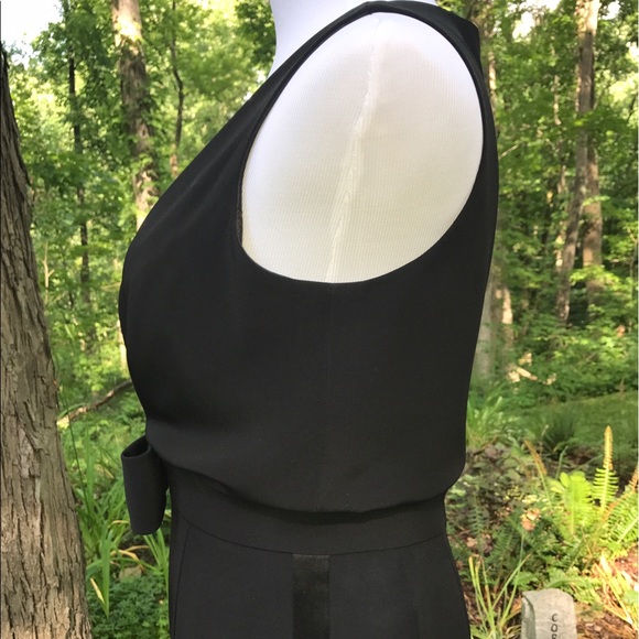 Black, tuxedo style jumpsuit.  Size 8. - Picture 4 of 8